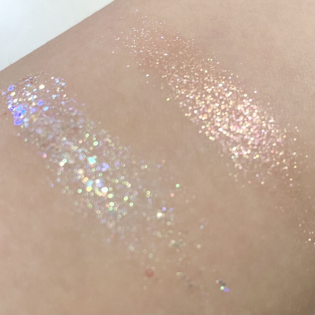 ネイミングスパークルアイグリッターポット BGG01 SUGAR/NAMING./グリッターを使ったクチコミ（2枚目）