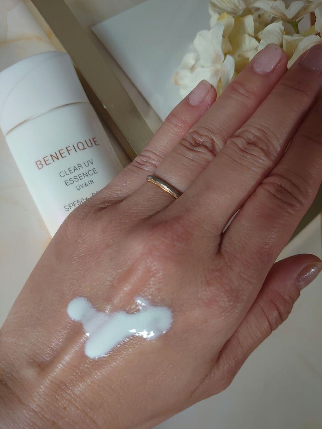 ベネフィーク クリア UV エッセンス(UV&IR)/BENEFIQUE/日焼け止めローションを使ったクチコミ(3枚目)