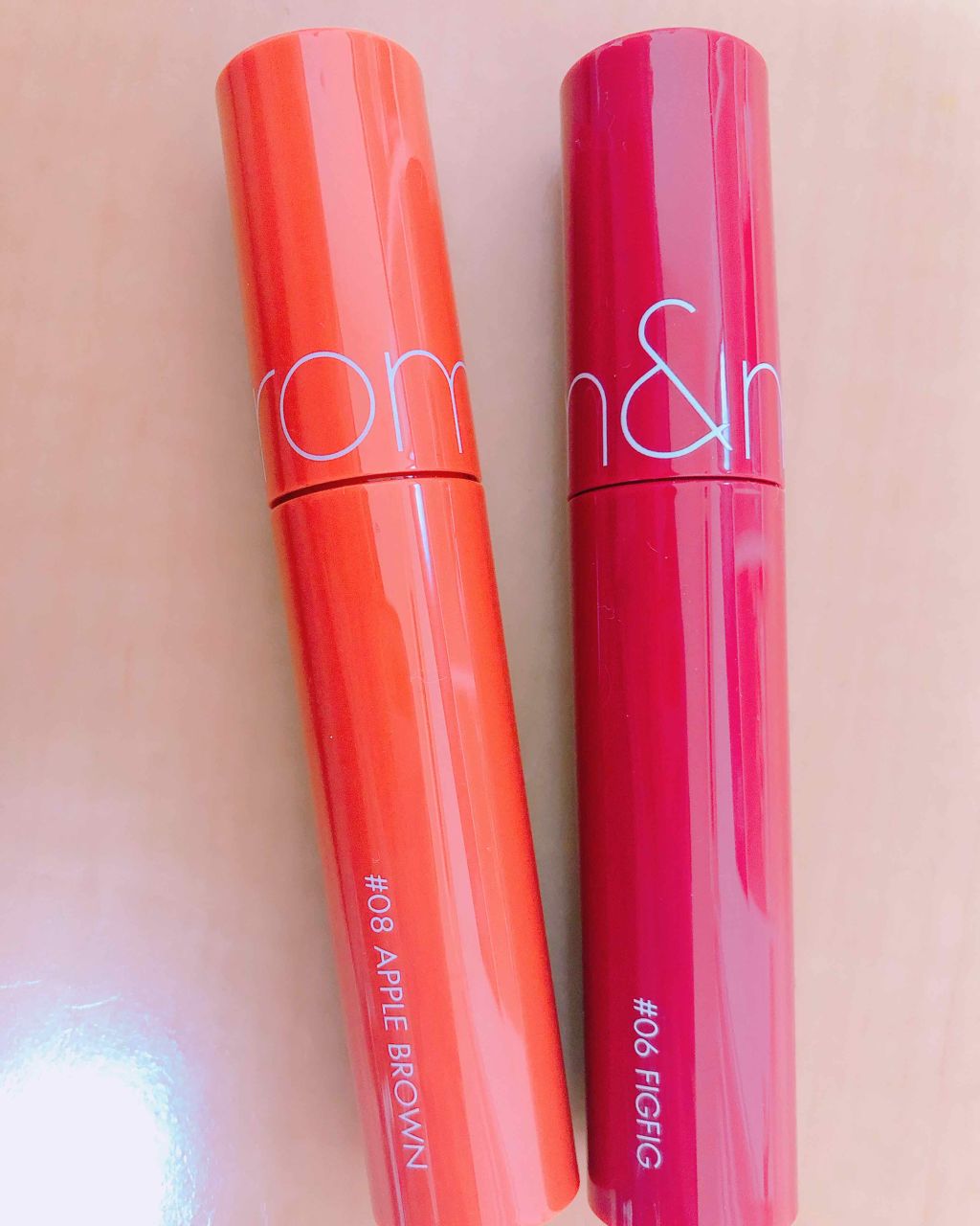 ジューシーラスティングティント/rom&nd/リップティントを使ったクチコミ（2枚目）