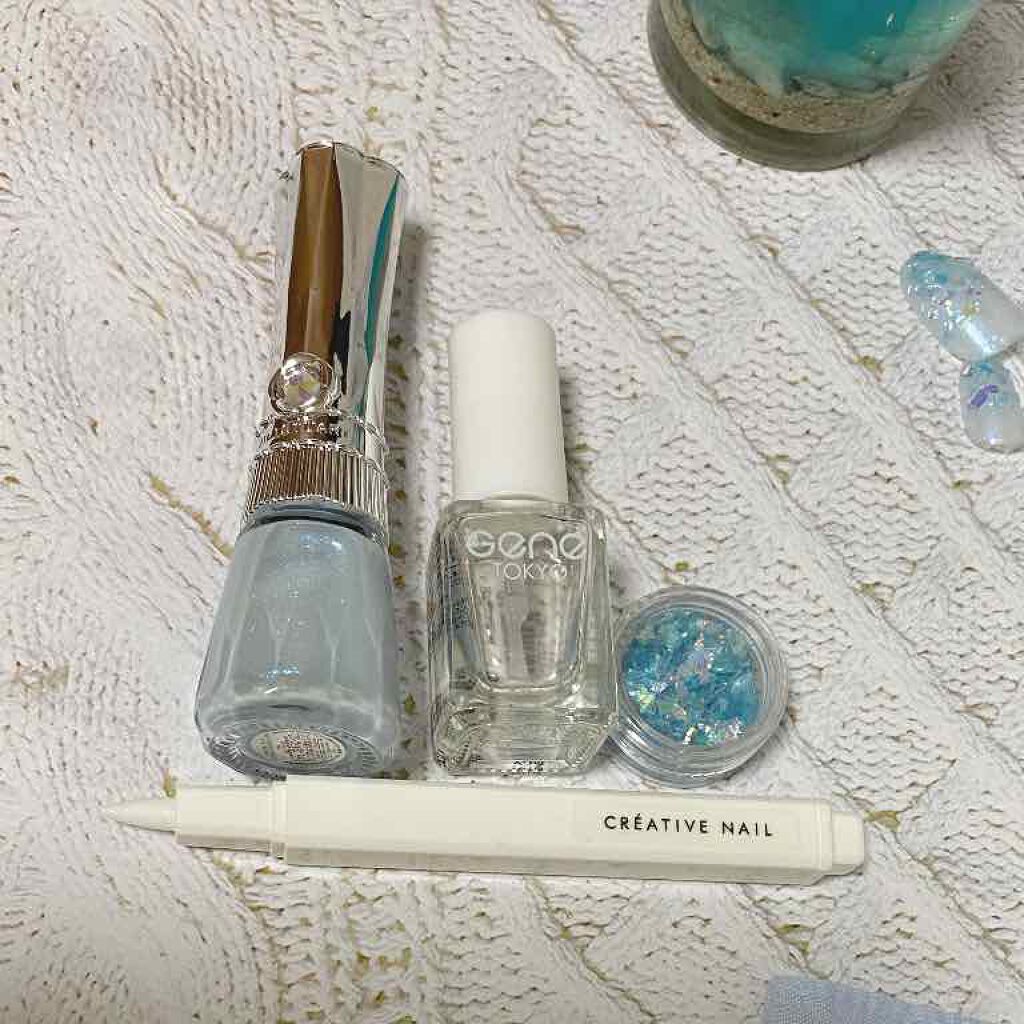 ネイルラッカー ダズリングビジュー 313 my sky/JILL STUART/マニキュアを使ったクチコミ（2枚目）