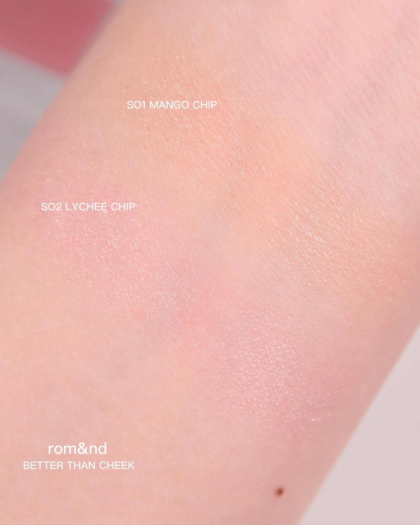 ベターザンチーク/rom&nd/パウダーチークを使ったクチコミ（2枚目）