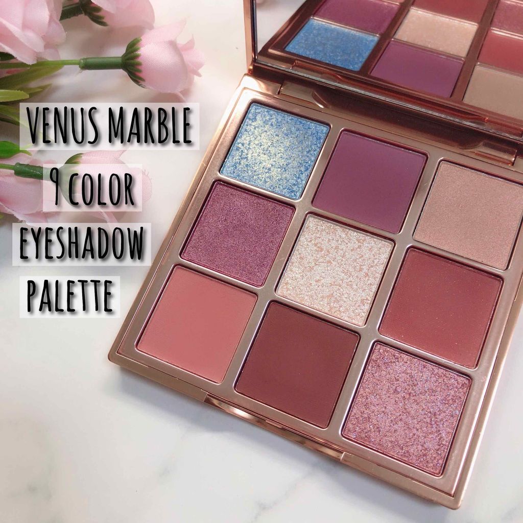 VenusMarble 9色アイシャドウパレット/Venus Marble/アイシャドウパレットを使ったクチコミ(1枚目)