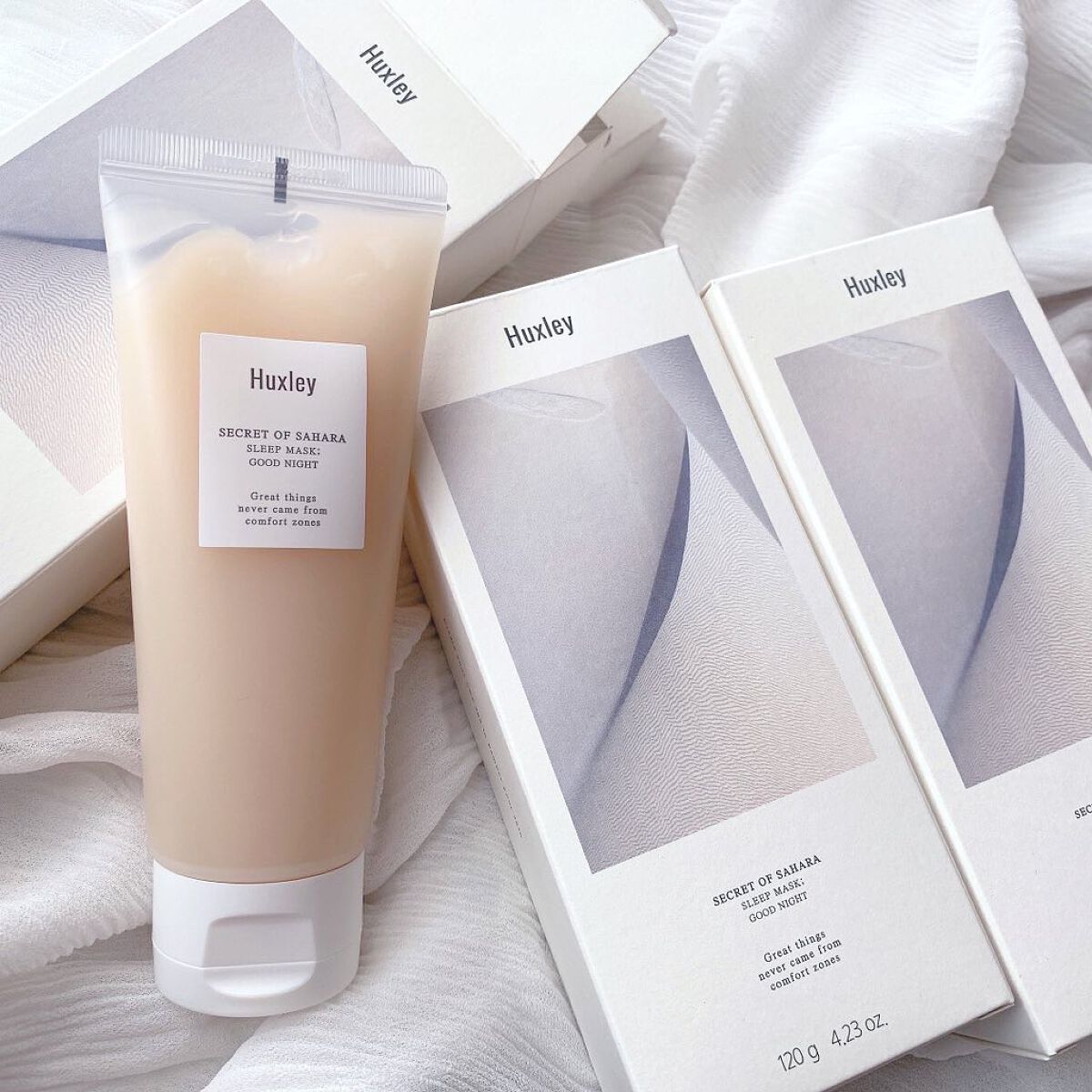 スリープマスク;グッドナイト/Huxley/洗い流すパック・マスクを使ったクチコミ(1枚目)