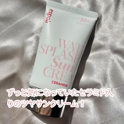 ウォータースプラッシュサンクリーム セラミド/espoir/日焼け止めクリームを使ったクチコミ(2枚目)