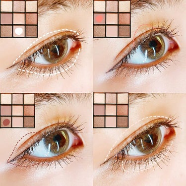 UR GLAM　BLOOMING EYE COLOR PALETTE/U R GLAM/アイシャドウパレットを使ったクチコミ（3枚目）