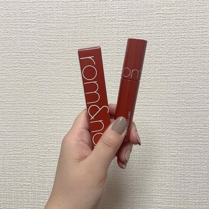 ジューシーラスティングティント/rom&nd/リップティントを使ったクチコミ(1枚目)