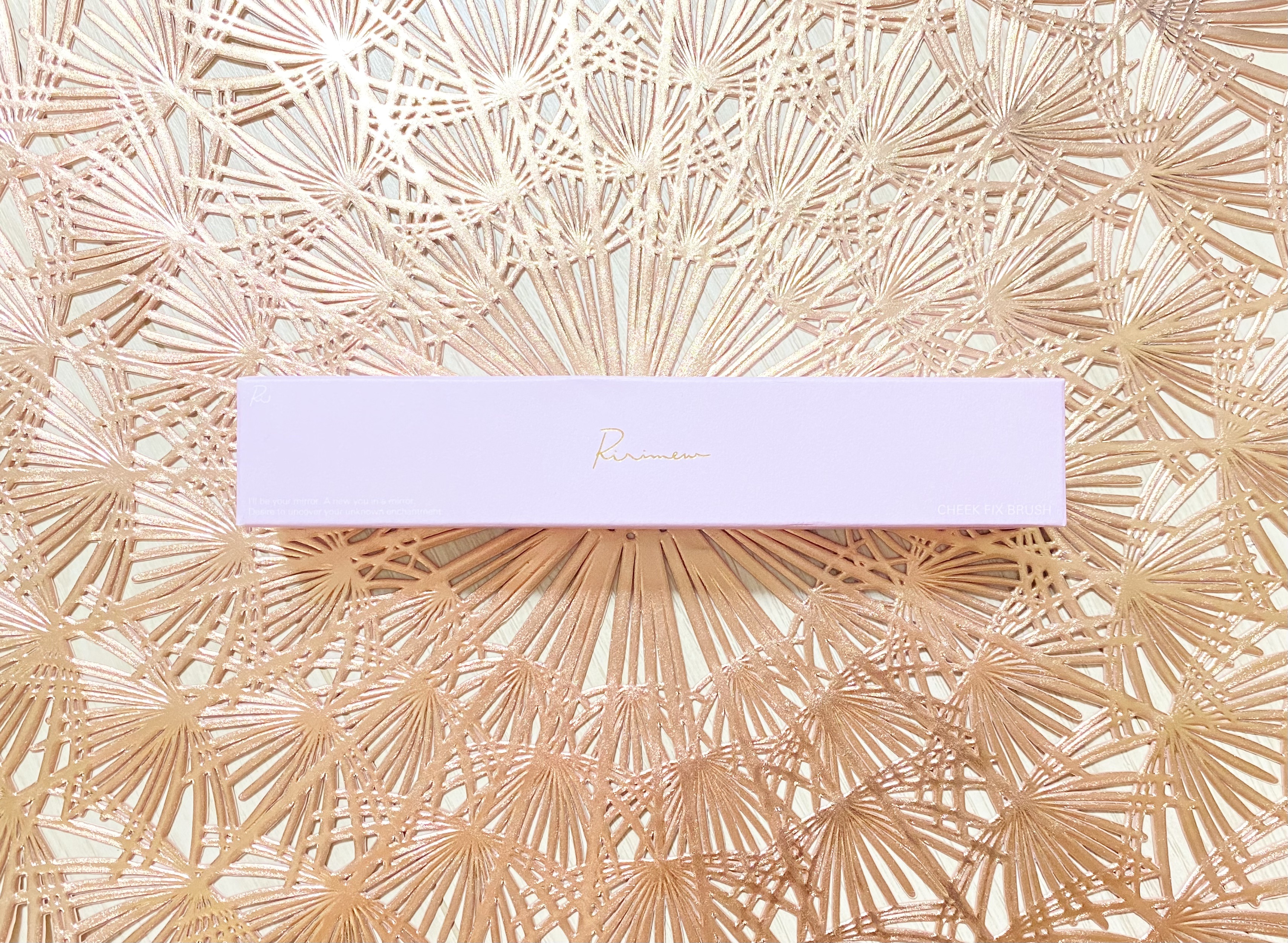 チークフィックスブラシ/Ririmew/メイクブラシを使ったクチコミ（1枚目）