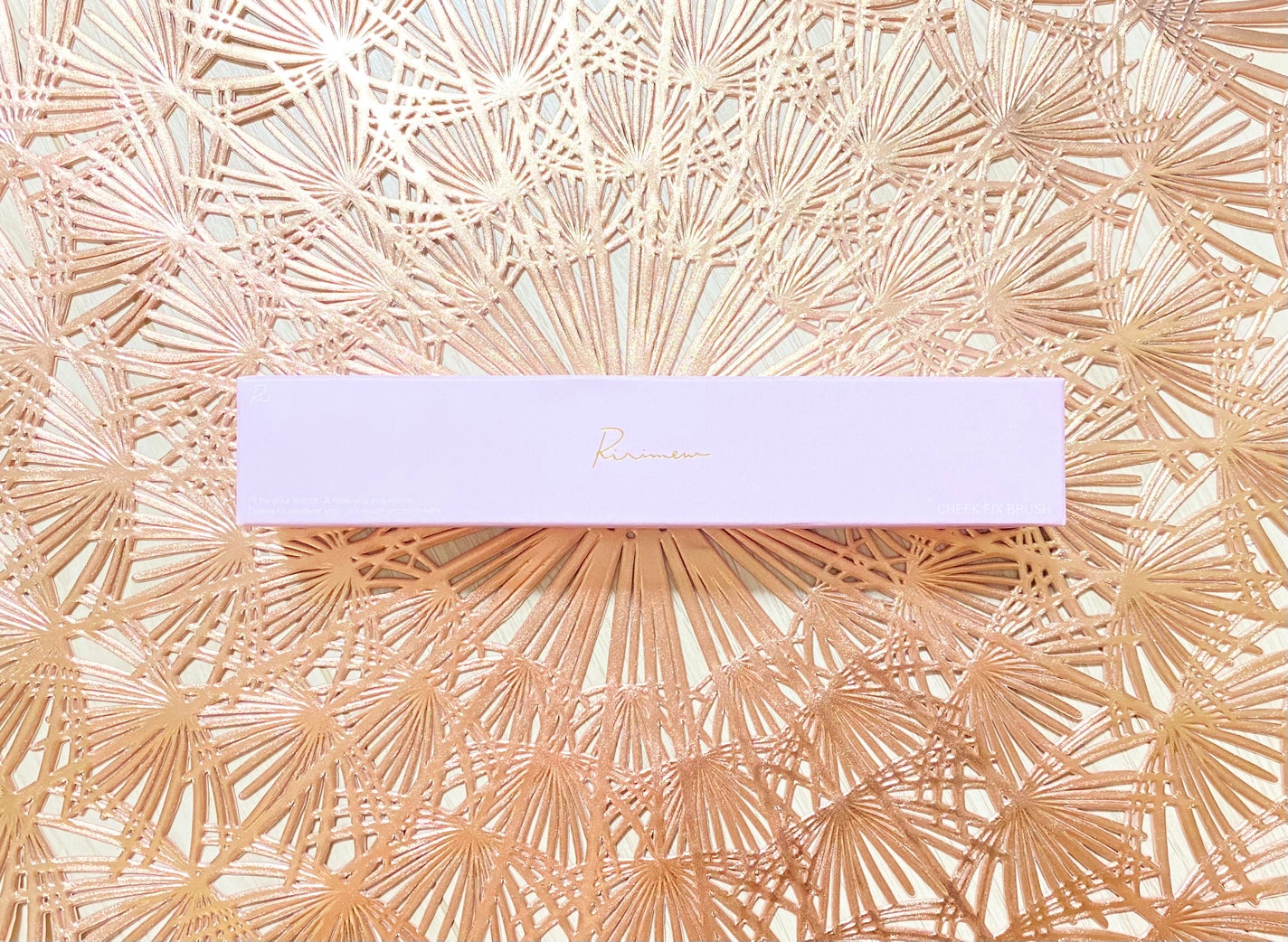 チークフィックスブラシ/Ririmew/メイクブラシを使ったクチコミ(1枚目)