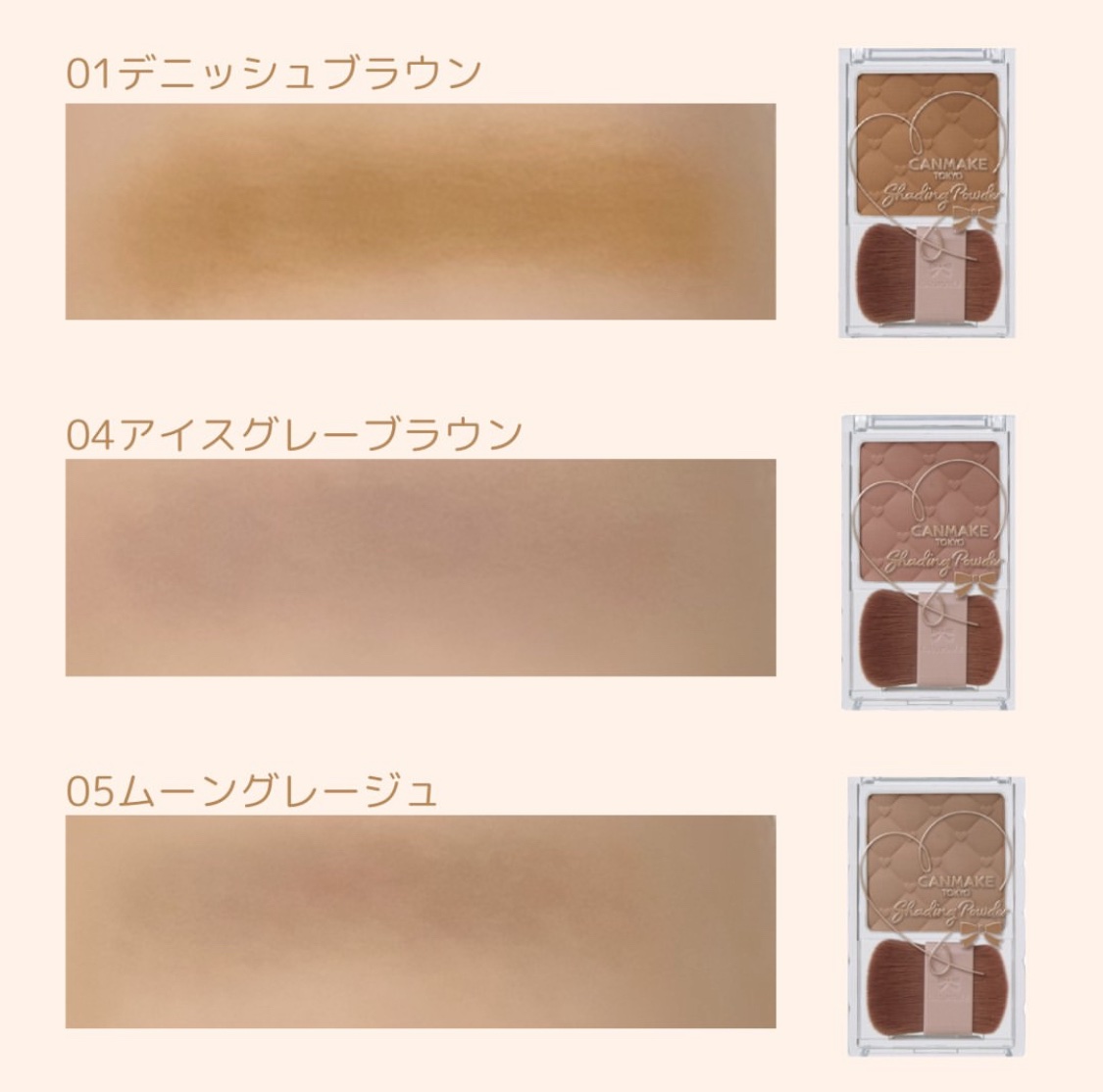 シェーディングパウダー/キャンメイク/シェーディングを使ったクチコミ（2枚目）