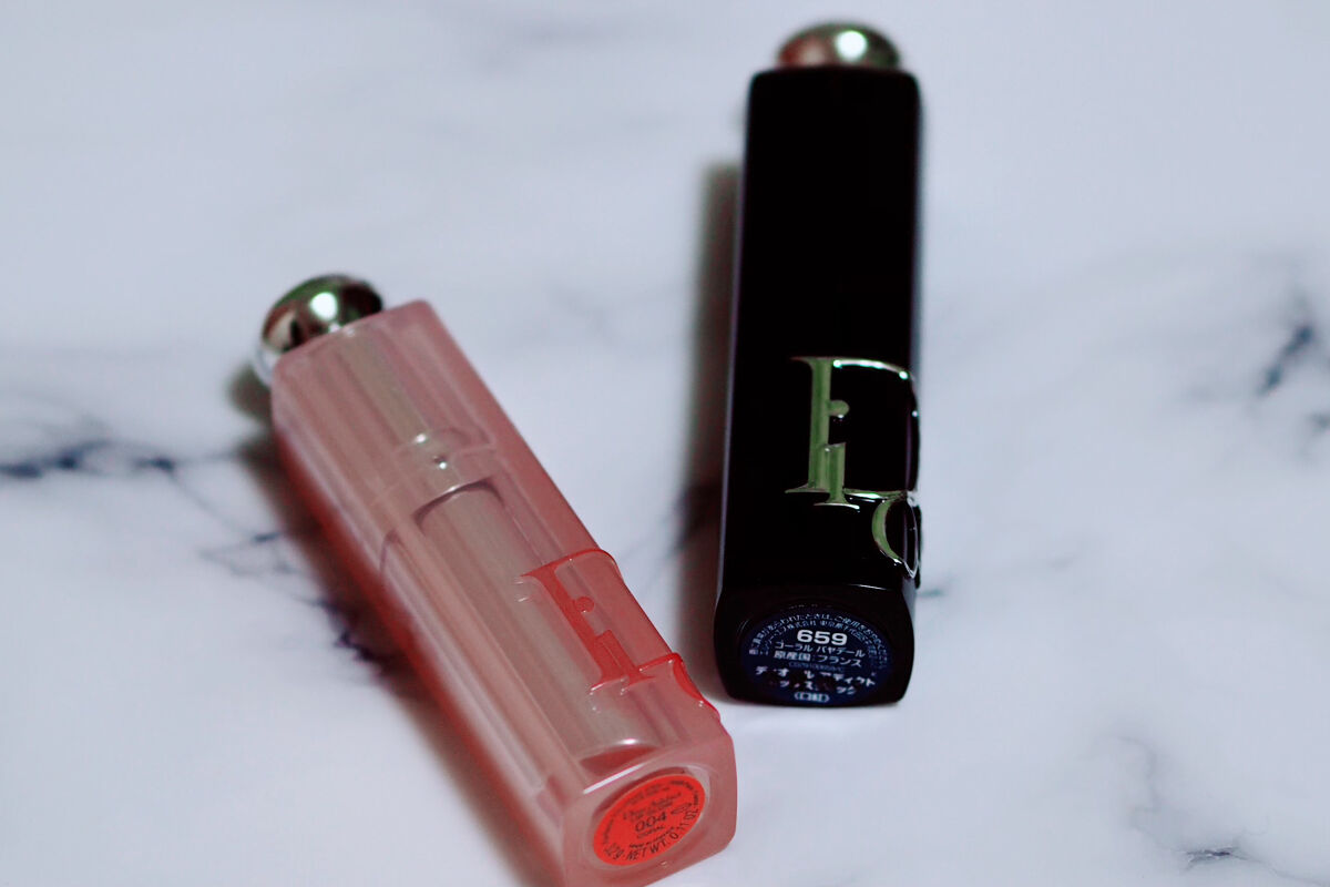 ディオール アディクト リップスティック 659コーラル バヤデール/Dior/口紅を使ったクチコミ（2枚目）