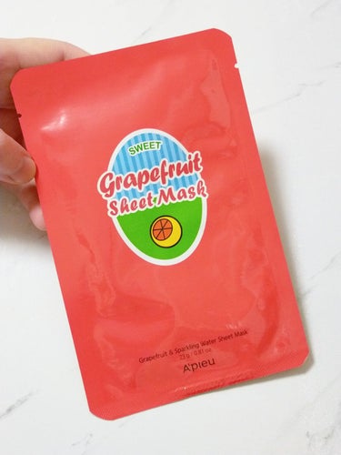 Grapefruit&Sparkling Water Sheet  Mask/A’pieu/シートマスク・パックを使ったクチコミ（1枚目）