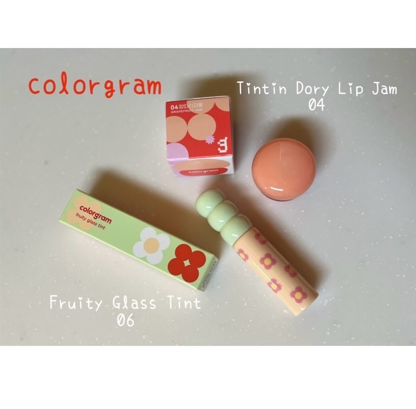 ティントリージャム 04.グレープフルーツ/Colorgram/リップティントを使ったクチコミ（1枚目）