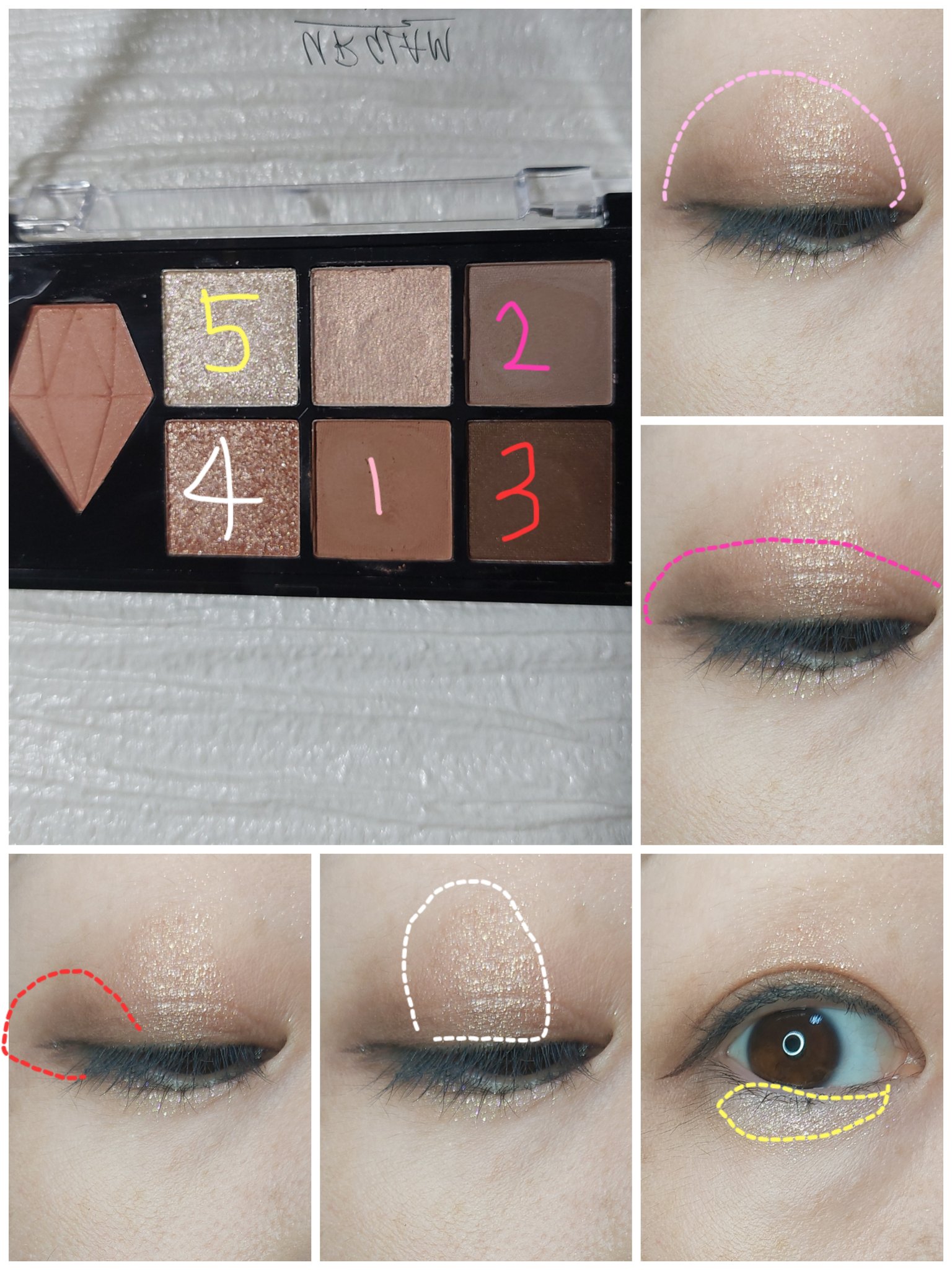 UGT マルチパーパスアイパレット/U R GLAM/アイシャドウパレットを使ったクチコミ（2枚目）