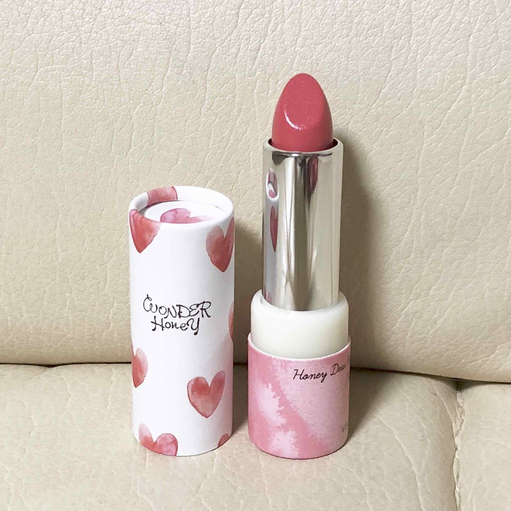 ワンダーハニー ハートフルなピュアリップ/VECUA Honey/口紅を使ったクチコミ（1枚目）