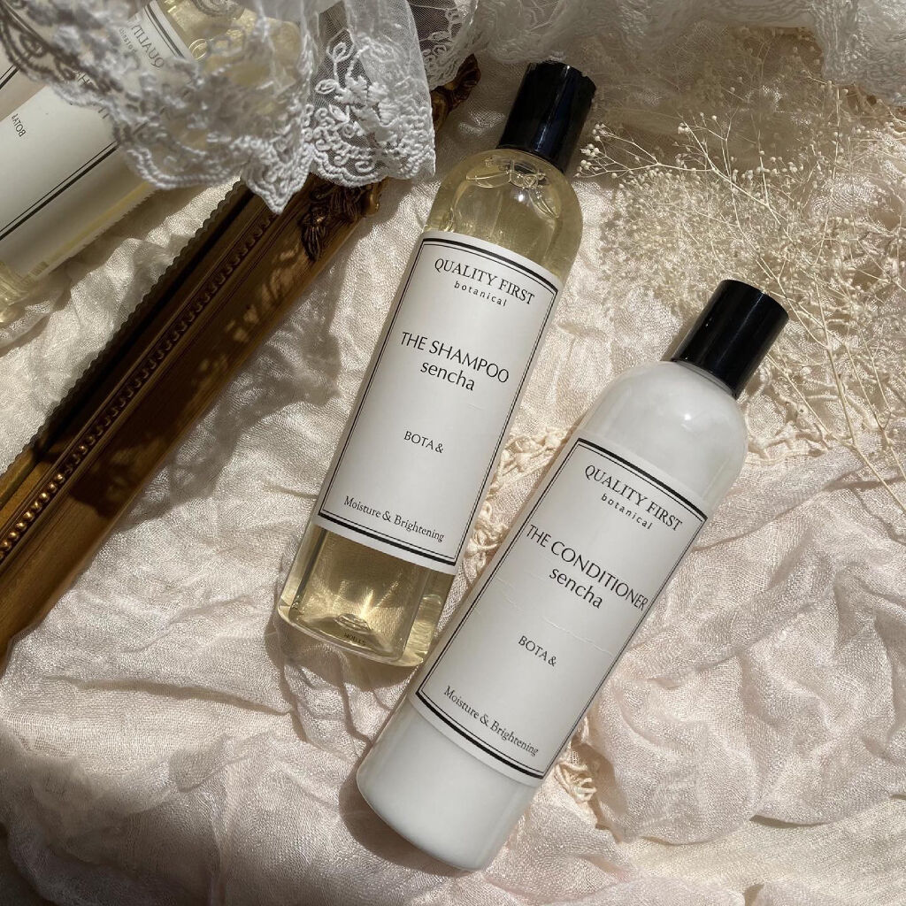 ボタアンド ザ シャンプー <sencha>/クオリティファースト/市販シャンプーを使ったクチコミ（1枚目）