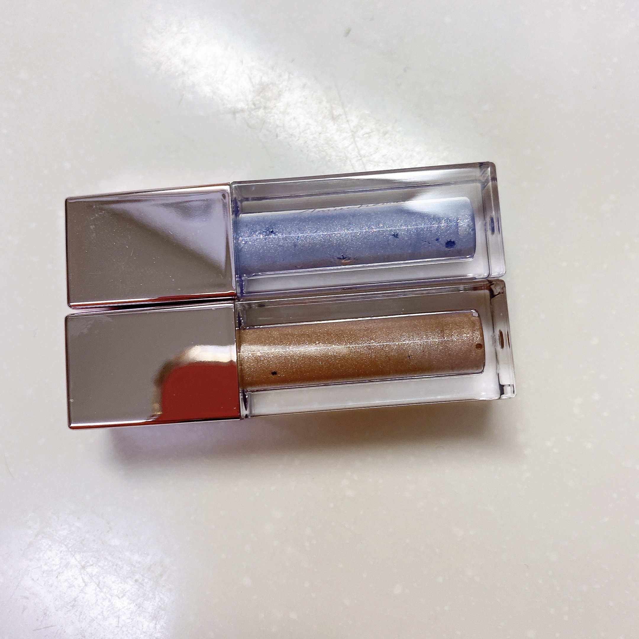 アミュチア セレクトタッチアイシャドウ G302 フローズンビジュー(グリッタータイプ)/クラブ/リキッドアイシャドウを使ったクチコミ（3枚目）