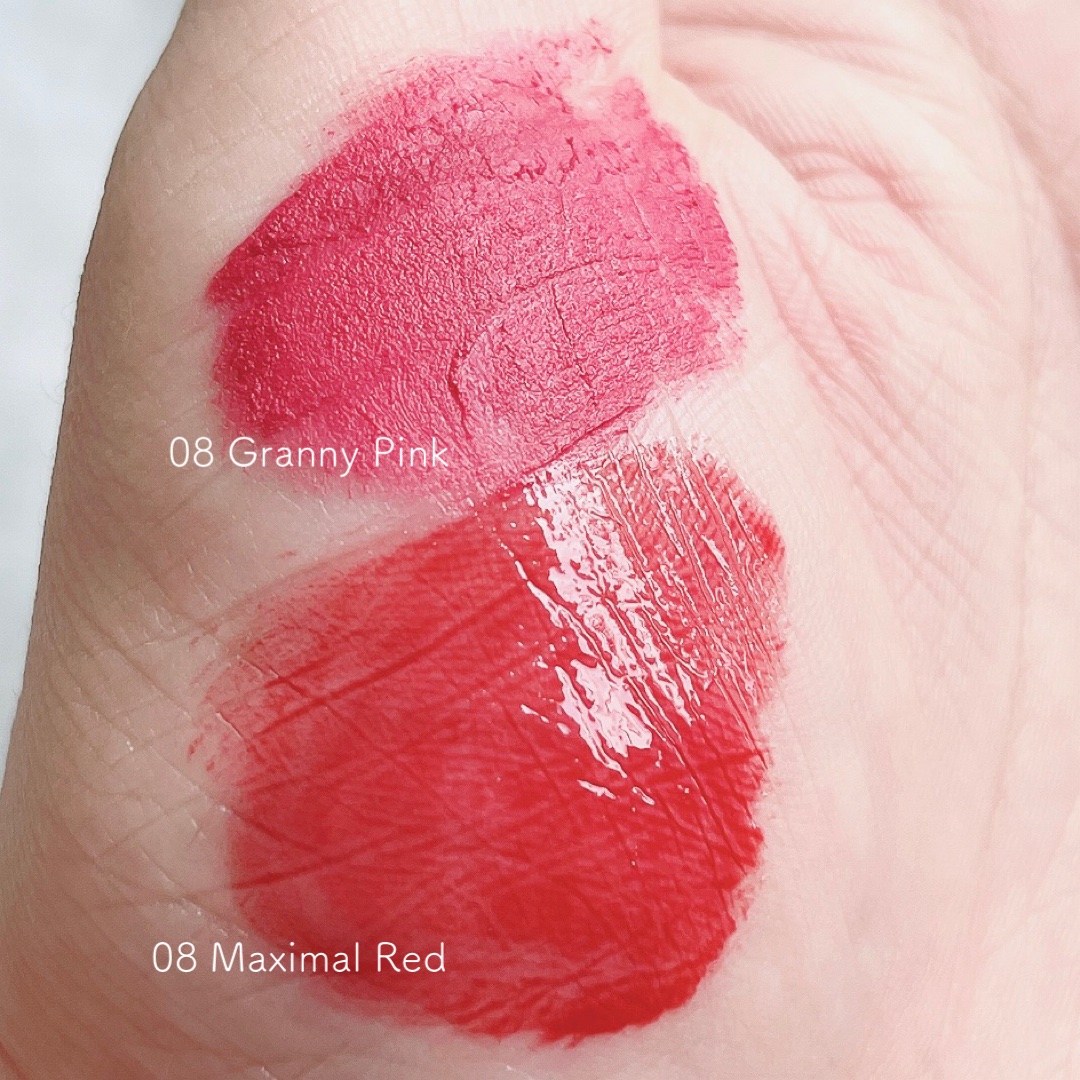 リップシルエットマットベルベットティント/i’m meme/リップティントを使ったクチコミ（2枚目）