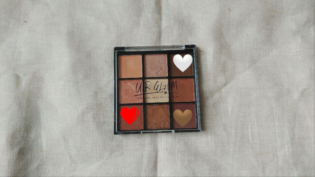 UR GLAM BLOOMING EYE COLOR PALETTE/U R GLAM/アイシャドウパレットを使ったクチコミ(4枚目)
