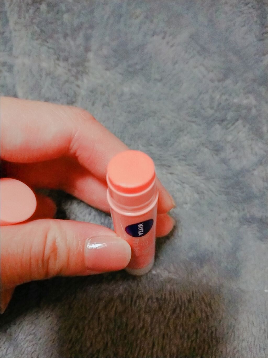 モイストピュアカラーリップ/ニベア/リップクリームを使ったクチコミ（2枚目）