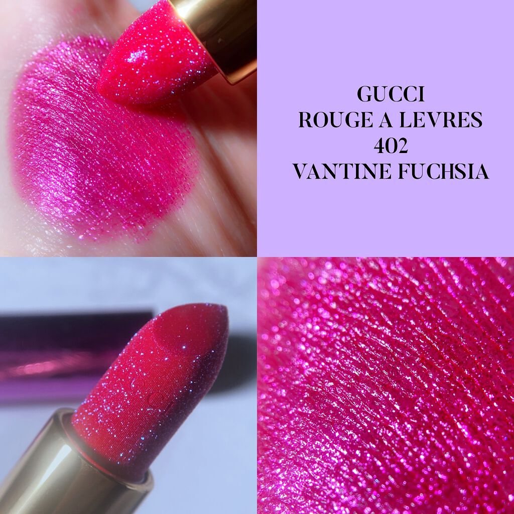グッチ ルージュ ア レーヴル ヴォワル/GUCCI beauty/口紅を使ったクチコミ(4枚目)