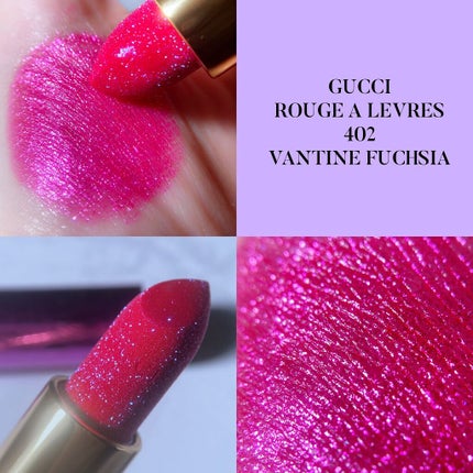グッチ ルージュ ア レーヴル ヴォワル/GUCCI beauty/口紅を使ったクチコミ(4枚目)