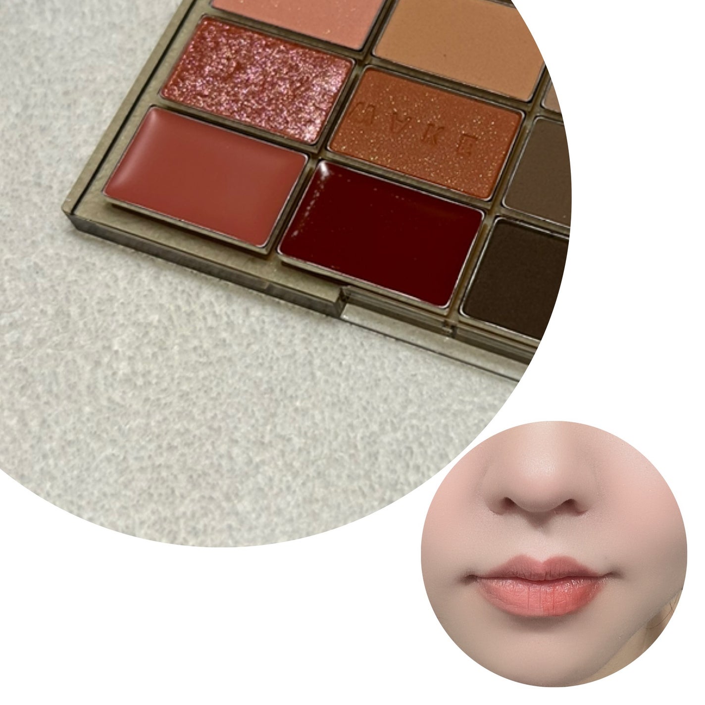 ソフトブラーリングアイパレット/wakemake/アイシャドウパレットを使ったクチコミ(4枚目)