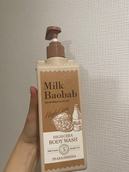 ミルクバオバブ ミルクバオバブ ハイセラボディウォッシュ ペアー&フリージアのクチコミ「💓Qoo10購入品💓
①ミルクバオバブペアー&フリージア
ボディーウォッシュ
1199円
.....」(2枚目)