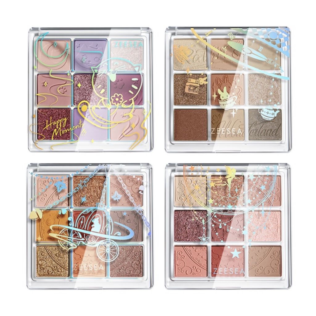 クォーツ 9色アイシャドウパレット(ドリームランドアイシャドウ)/ZEESEA/アイシャドウパレットを使ったクチコミ（2枚目）