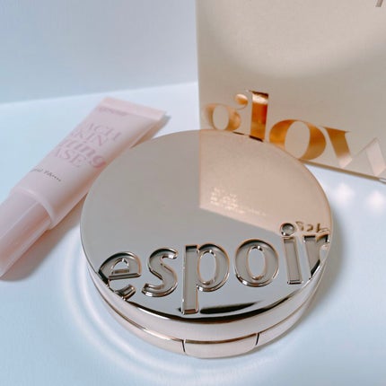 プロテーラービーグロウクッション(オールニュー)/espoir/クッションファンデーションを使ったクチコミ(2枚目)