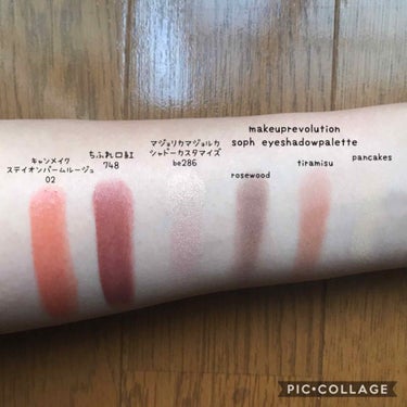 Revolution Soph Eyeshadow Palette/MAKEUP REVOLUTION/アイシャドウパレットを使ったクチコミ（3枚目）