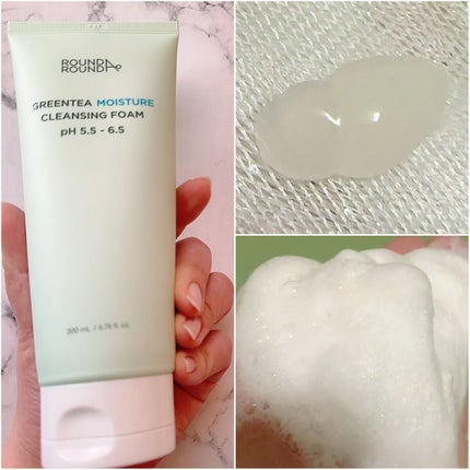グリーンティー モイスチャークレンジングフォーム/ラウンドアラウンド/洗顔フォームを使ったクチコミ(4枚目)