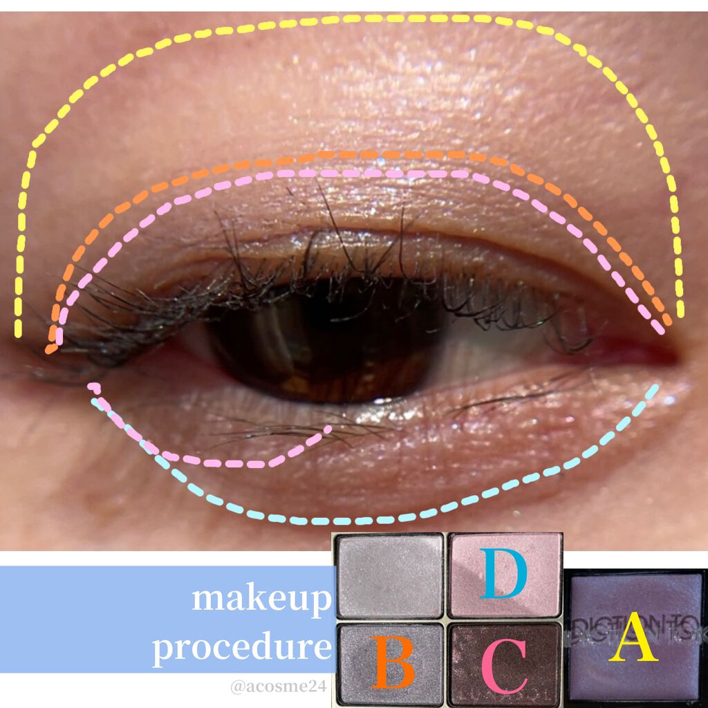 シャインフォールアイズ/LUNASOL/アイシャドウパレットを使ったクチコミ（2枚目）
