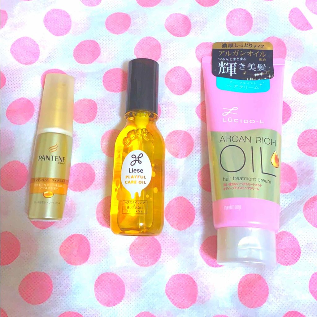 プレイフルケアオイル/リーゼ/ヘアオイルを使ったクチコミ（1枚目）