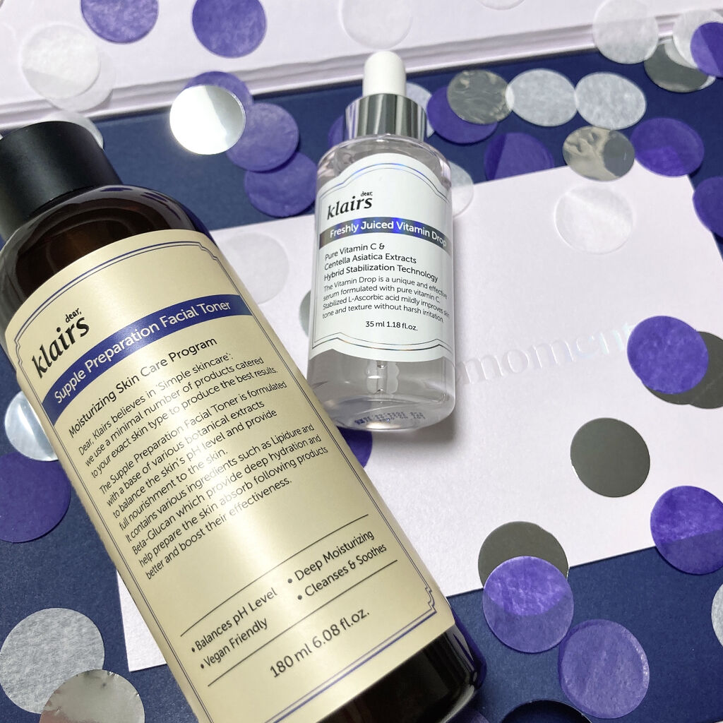 フレッシュリージュースドビタミンドロップ(35ml)/Klairs/美容液を使ったクチコミ（1枚目）