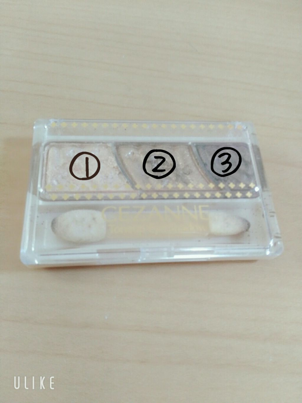 トーンアップアイシャドウ/CEZANNE/アイシャドウパレットを使ったクチコミ（1枚目）