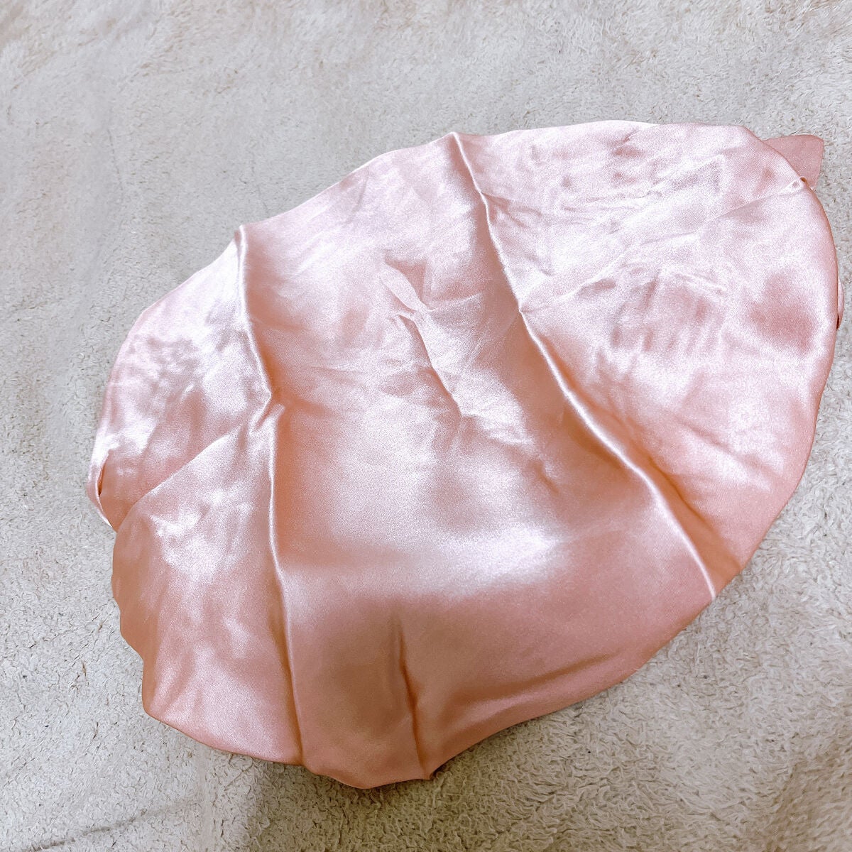 シルク ナイトキャップ/AQSHOP/ヘアケアグッズを使ったクチコミ(2枚目)