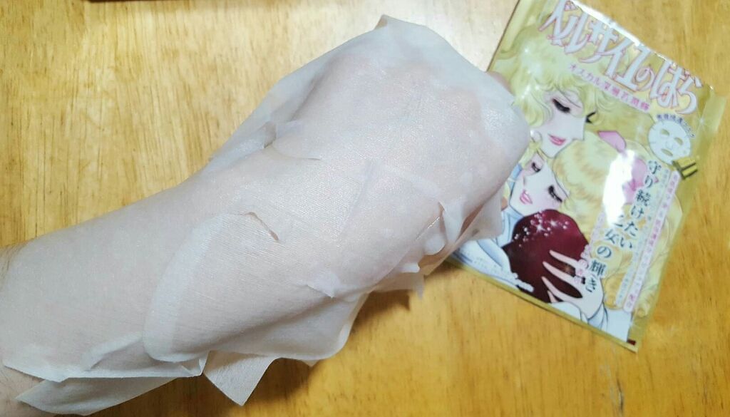 ベルサイユのばら オスカル&ロザリー・ラ・モリエール 密着マスク/クレアボーテ/シートマスク・パックを使ったクチコミ(2枚目)