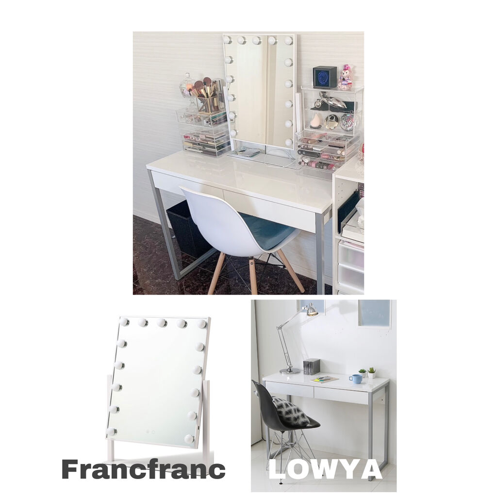 重なるアクリルケース２段引出・大/無印良品/その他化粧小物を使ったクチコミ（2枚目）