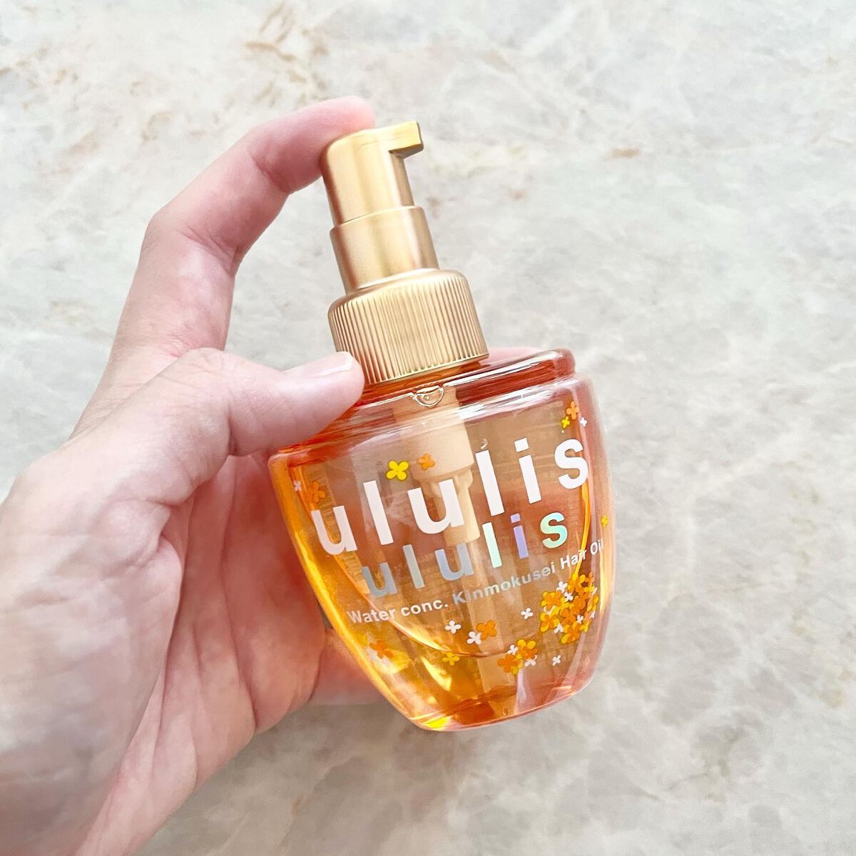 ウォーターコンク キンモクセイ ヘアオイル/ululis/ヘアオイルを使ったクチコミ(3枚目)