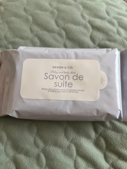 サヴォンアンドカンパニー ボディシート/SAVON & CO./ボディシートを使ったクチコミ(1枚目)