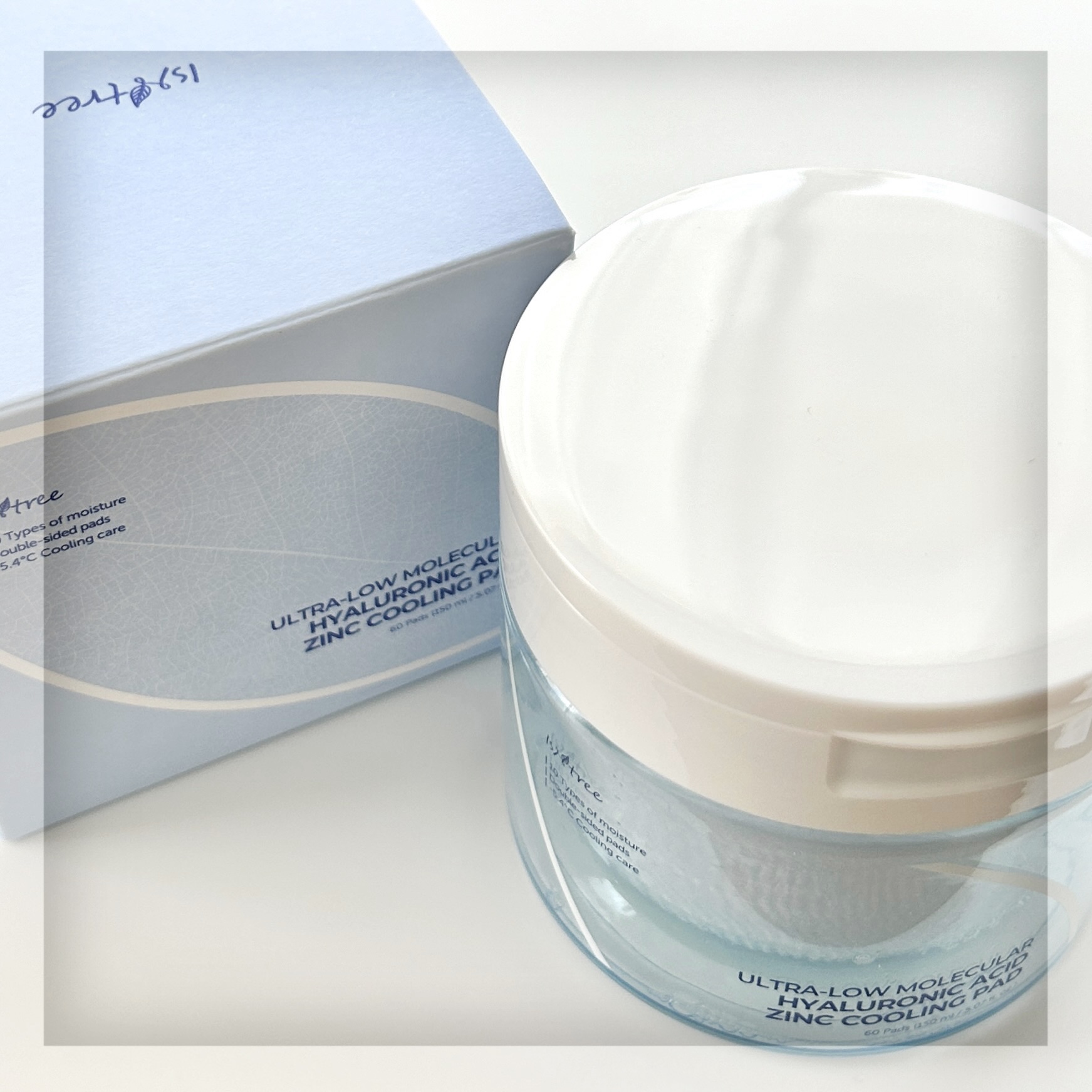 超低分子ヒアルロン酸ジンククーリングパッド/Isntree/トナーパッドを使ったクチコミ（2枚目）