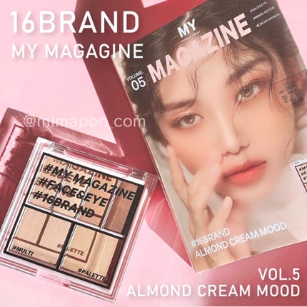 16 MY MAGAZINE/16BRAND/アイシャドウパレットを使ったクチコミ(1枚目)
