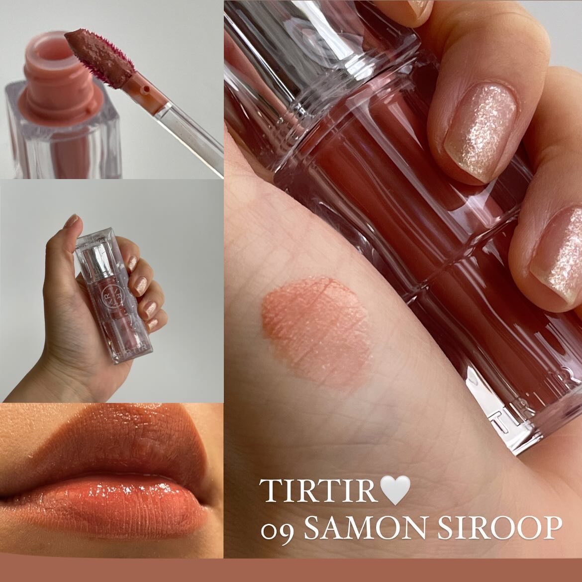 ウォーターリズムグロウティント 09 サーモンシロップ/TIRTIR(ティルティル)/リップティントを使ったクチコミ（1枚目）