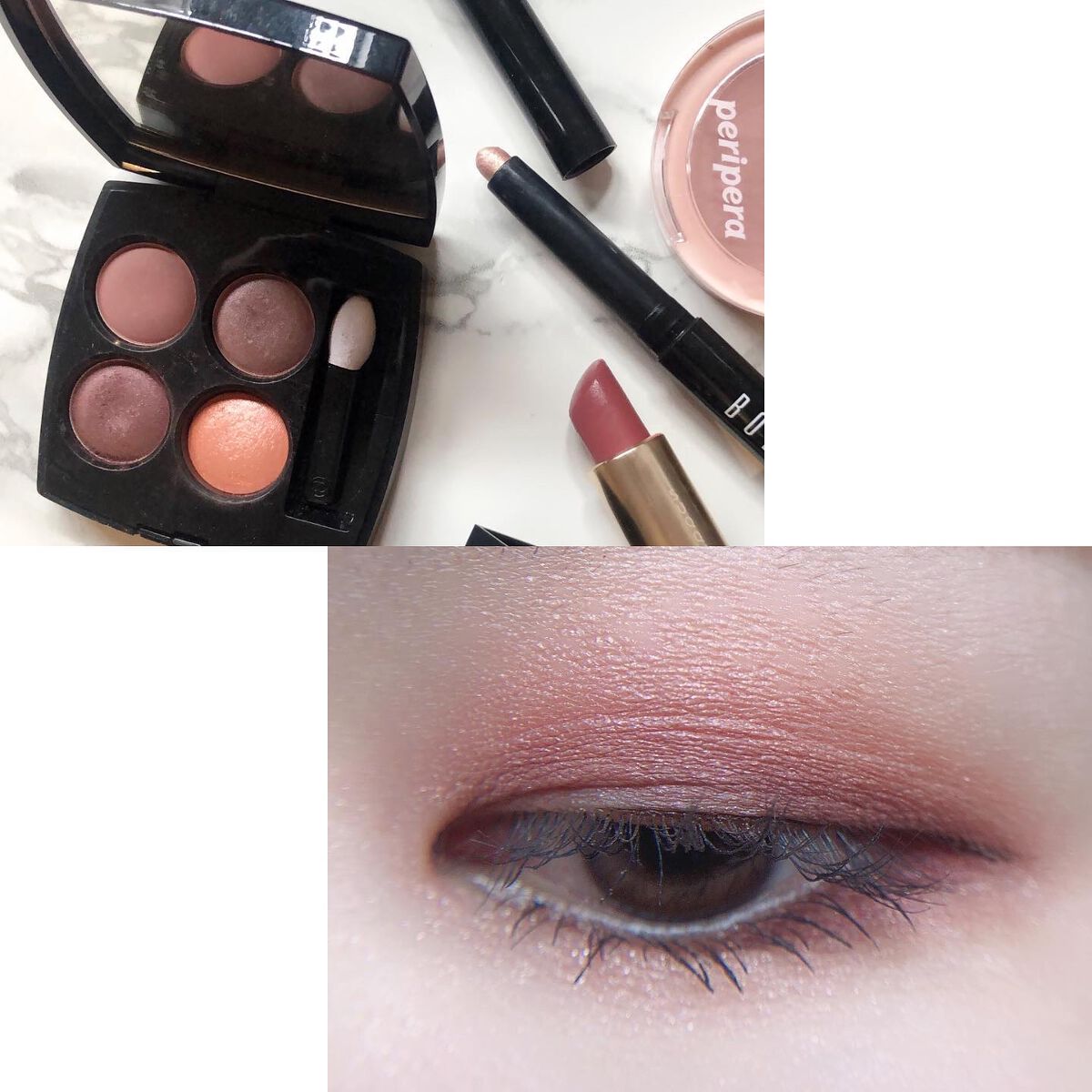 あゆみ on LIPS 「・\#todaysmake/・アイシャドウ☑@chanel.b..」(2枚目)