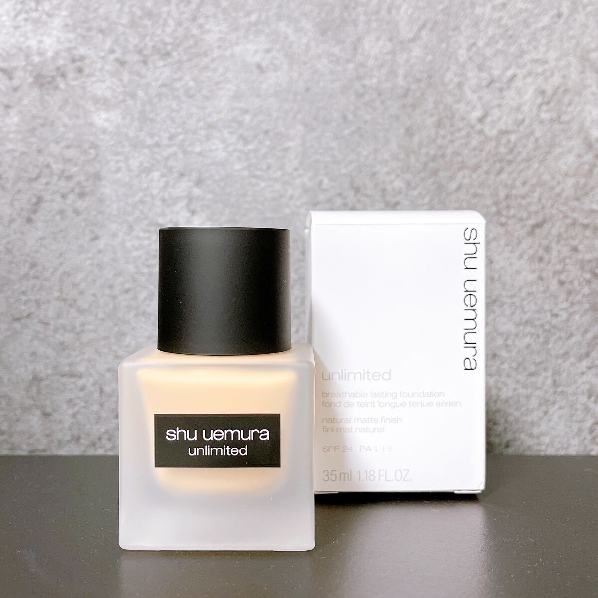 (旧)アンリミテッド ラスティング フルイド/shu uemura/リキッドファンデーションを使ったクチコミ(1枚目)