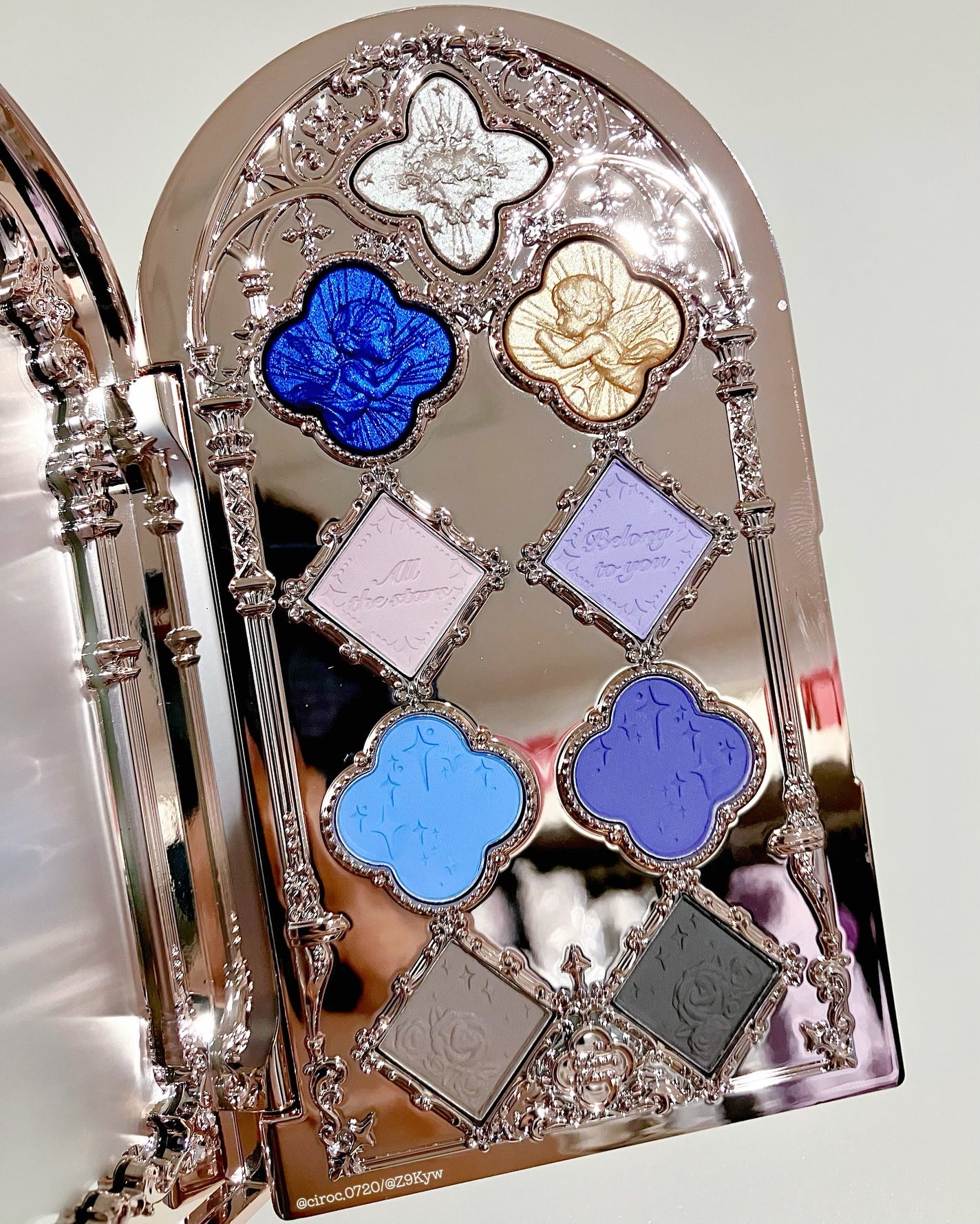 フラワーノーズ リトルエンジェルコレクション 9色アイシャドウパレット/FlowerKnows/アイシャドウパレットを使ったクチコミ(4枚目)