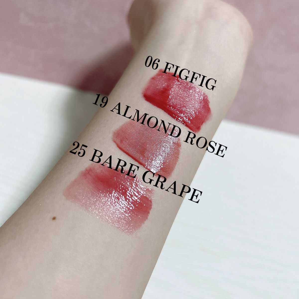 ジューシーラスティングティント/rom&nd/リップティントを使ったクチコミ(2枚目)