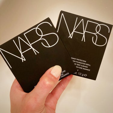 ピュアラディアントプロテクション アクアティックグロー クッションファンデーション SPF50+／PA+++ 00509/NARS/クッションファンデーションを使ったクチコミ（1枚目）