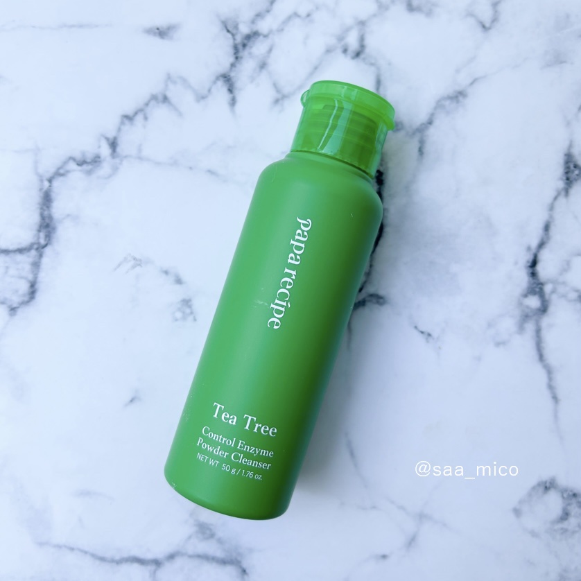 ティーツリーコントロール酵素洗顔パウダー/PAPA RECIPE/洗顔パウダーを使ったクチコミ（1枚目）
