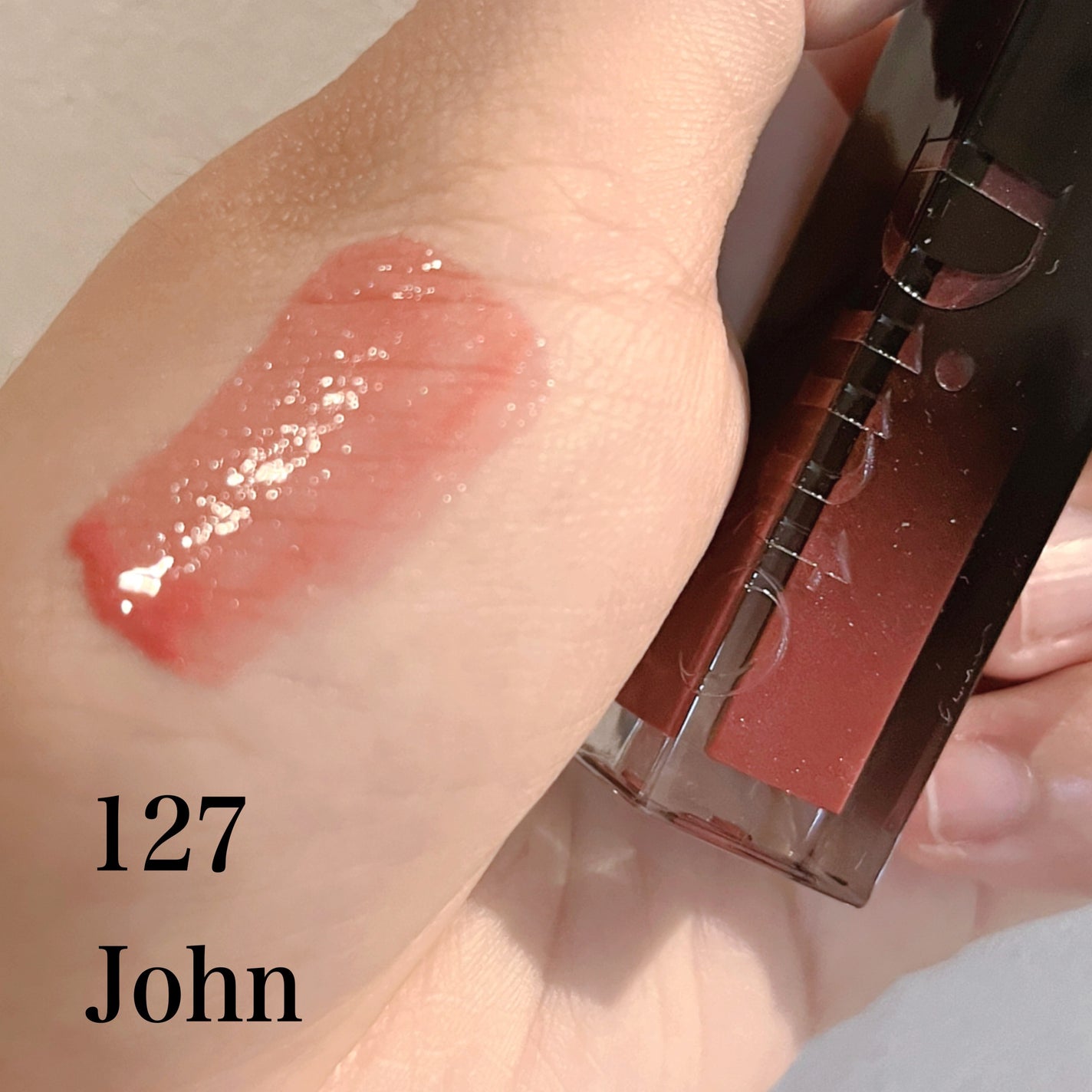 ボリュームパールキッスグロス/Dinto/リップグロスを使ったクチコミ(2枚目)